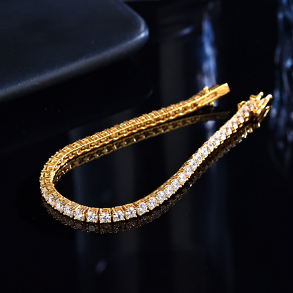 MONARO JEWELS - צמיד טניס מואסנייט