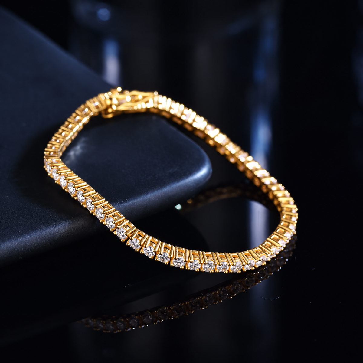 MONARO JEWELS - צמיד טניס מואסנייט